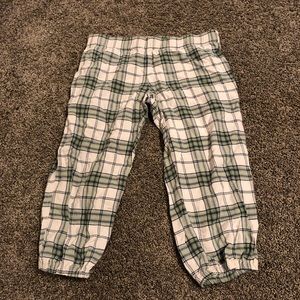 plaid aero pajama pants